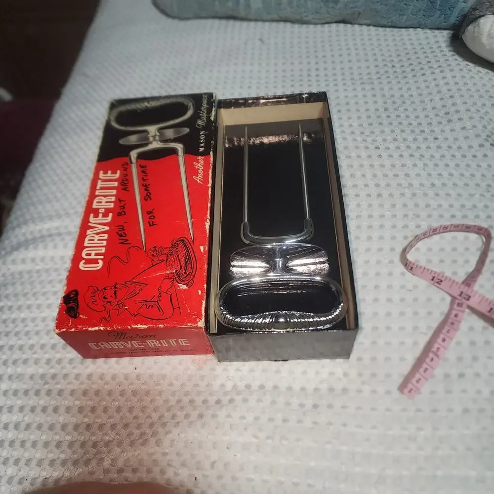 CARVE-RITE NIB MEAT CARVING FORK STAINLESS STEEL